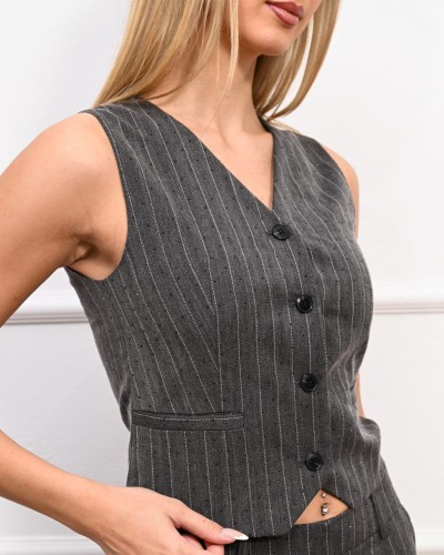 ONLY ONLSIGA LIFE S/L HB RHINE WAISTCOAT TLR - 15357655