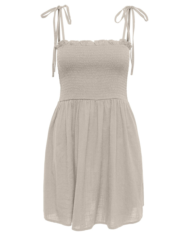 ONLY ONLTIZANA STRAP SMOCK SHORT DRESS WVN - 15358533 ONLY ONLTIZANA STRAP SMOCK SHORT DRESS WVN - 15358533