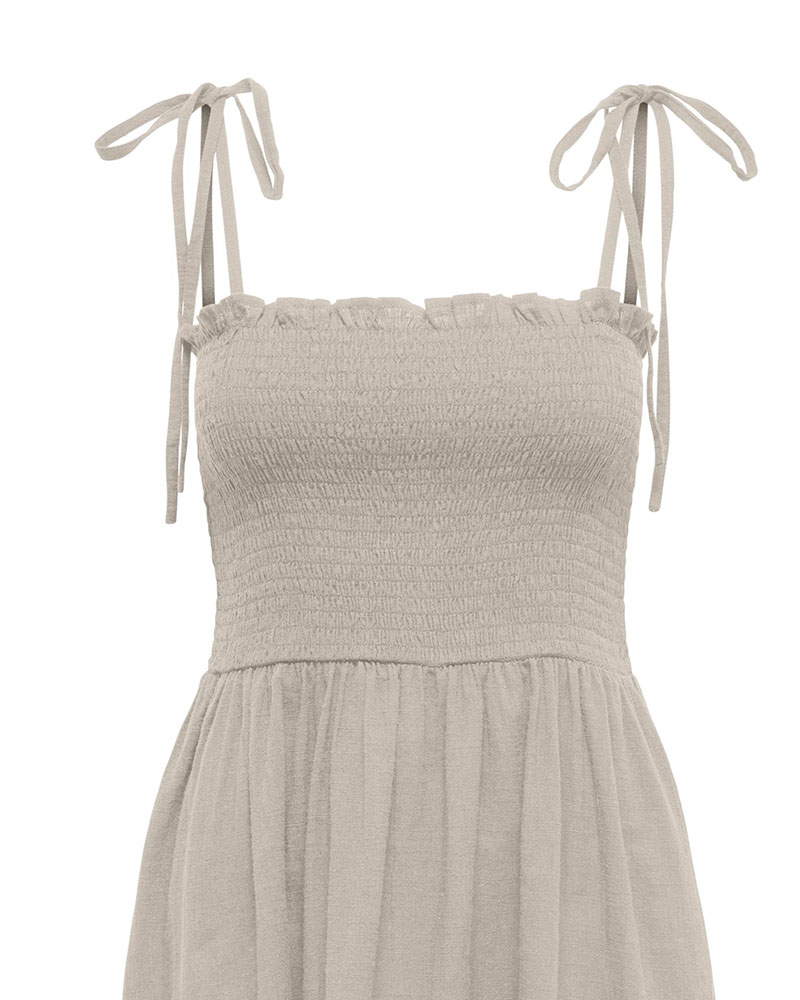 ONLY ONLTIZANA STRAP SMOCK SHORT DRESS WVN - 15358533 ONLY ONLTIZANA STRAP SMOCK SHORT DRESS WVN - 15358533