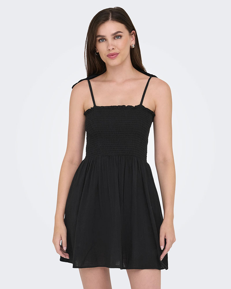 ONLY ONLTIZANA STRAP SMOCK SHORT DRESS WVN - 15358533 ONLY ONLTIZANA STRAP SMOCK SHORT DRESS WVN - 15358533