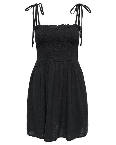 ONLY ONLTIZANA STRAP SMOCK SHORT DRESS WVN - 15358533 ONLY ONLTIZANA STRAP SMOCK SHORT DRESS WVN - 15358533