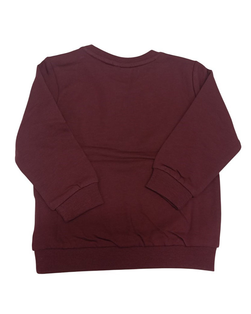 NAME IT NBFVRILLIE LS SWEAT BOX BRU - 13226050