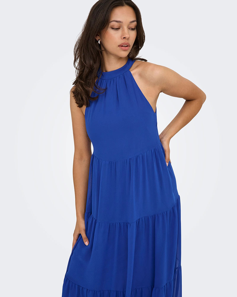 ONLY ONLPETRA LIFE HALTER NECK ANK DRESS WVN - 15357770 ONLY ONLPETRA LIFE HALTER NECK ANK DRESS WVN - 15357770
