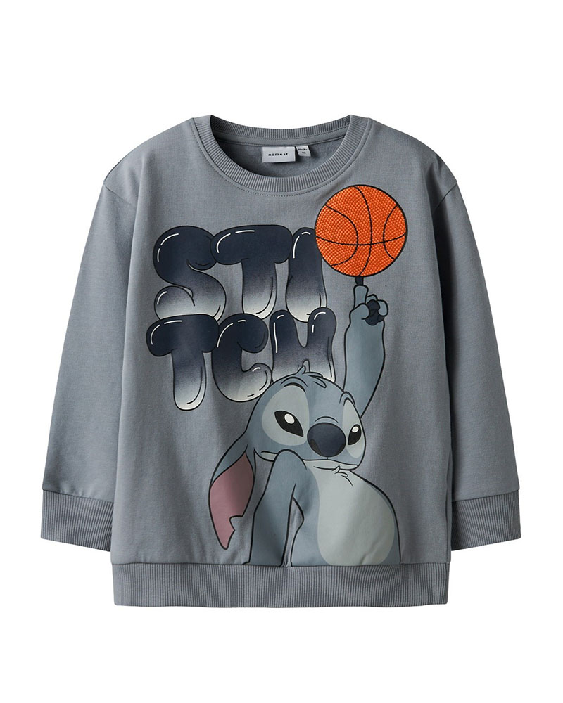 NAME IT NMMANT STITCH NREG SWEAT BRU WDI - 13247170