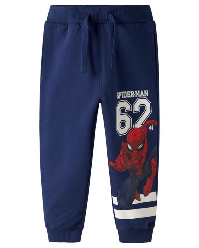 NAME IT NMMADAM SPIDER NREG SWEAT PANTS BRU MAR - 13247177