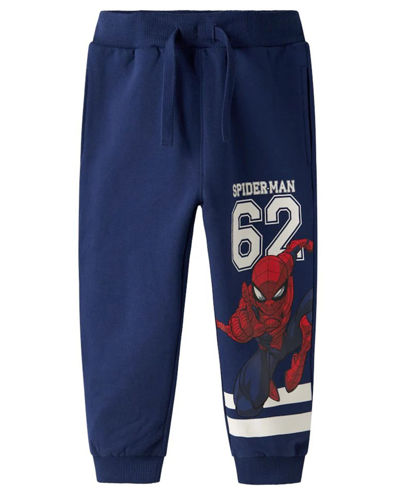 NAME IT NMMADAM SPIDER NREG SWEAT PANTS BRU MAR - 13247177