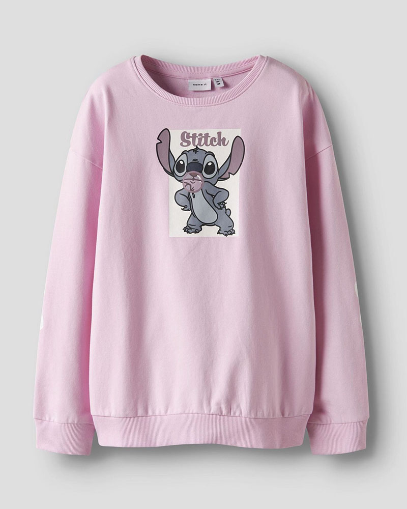 NAME IT NKFAKIRA STITCH RLX SWEAT BRU WDI - 13247080