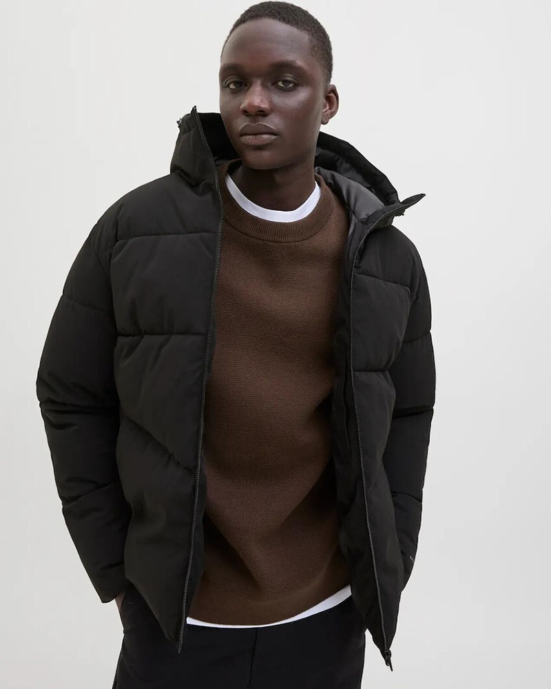 JACK & JONES JJGLOBAL PUFFER JACKET - 12283517