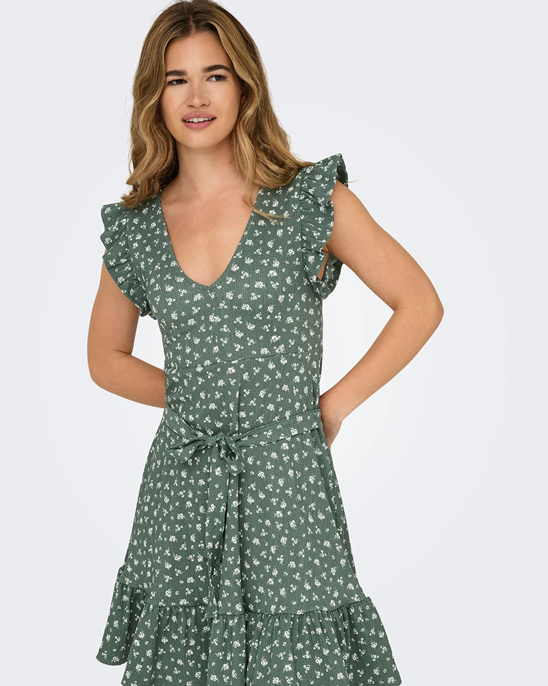 ONLY ONLHILLARY V NECK BELT DRESS CS OX JRS - 15360716 ONLY ONLHILLARY V NECK BELT DRESS CS OX JRS - 15360716