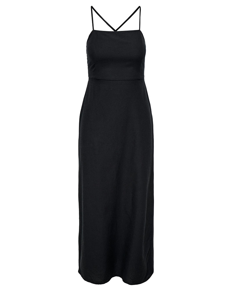 ONLY ONLJAKIRI LINEN STRAP MIDI DRESS WVN - 15357771 ONLY ONLJAKIRI LINEN STRAP MIDI DRESS WVN - 15357771