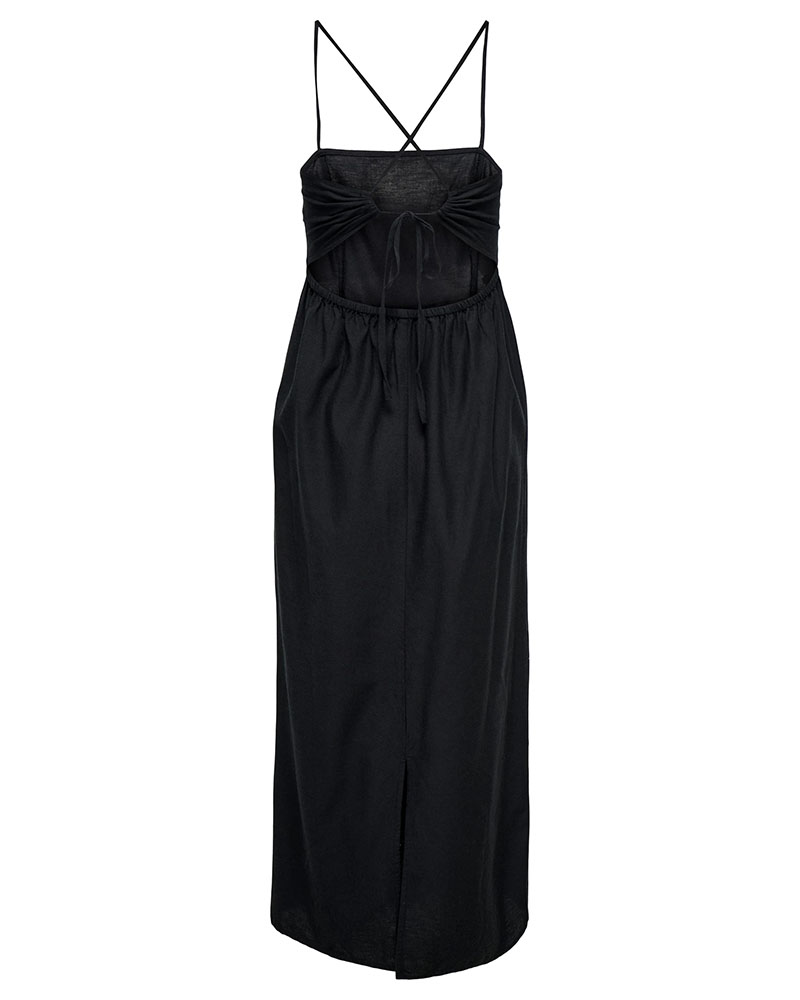 ONLY ONLJAKIRI LINEN STRAP MIDI DRESS WVN - 15357771 ONLY ONLJAKIRI LINEN STRAP MIDI DRESS WVN - 15357771