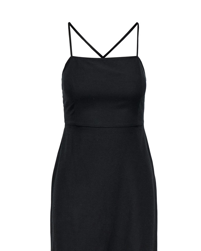 ONLY ONLJAKIRI LINEN STRAP MIDI DRESS WVN - 15357771 ONLY ONLJAKIRI LINEN STRAP MIDI DRESS WVN - 15357771