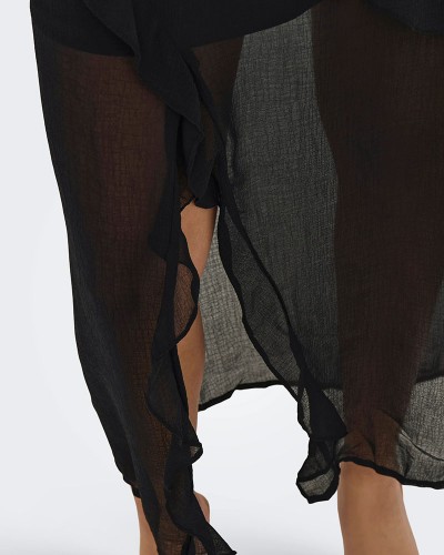 ONLY ONLSINE LIFE STRAP FRILL LONG DRESS WVN - 15358168 ONLY ONLSINE LIFE STRAP FRILL LONG DRESS WVN - 15358168