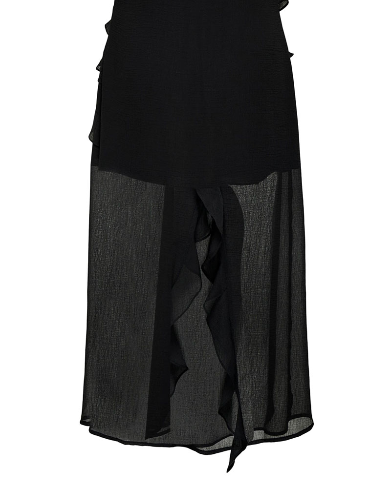 ONLY ONLSINE LIFE STRAP FRILL LONG DRESS WVN - 15358168 ONLY ONLSINE LIFE STRAP FRILL LONG DRESS WVN - 15358168