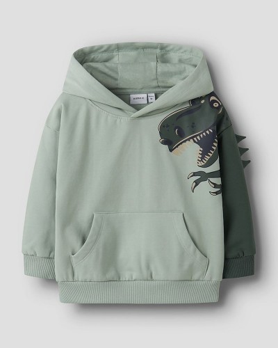NAME IT NMMNASH LS NREG SWEAT WH BRU BOX - 13246680