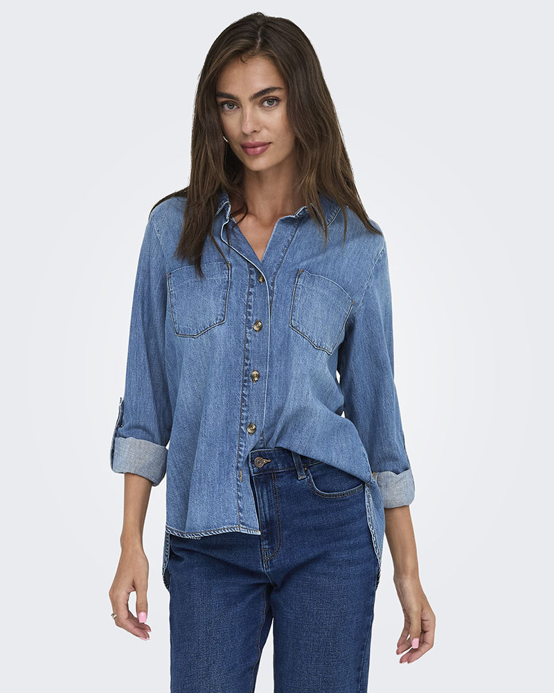 ONLY ONLYASMIN SHIRT L/S DNM AKM NOOS - 15361370