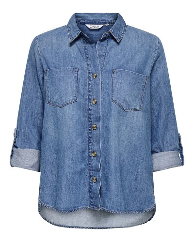 ONLY ONLYASMIN SHIRT L/S DNM AKM NOOS - 15361370