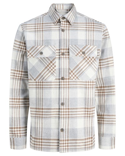 JACK & JONES JPRRAYLE MELANGE CHECK L/S OVERSHIRT SN - 12286804 JACK & JONES JPRRAYLE MELANGE CHECK L/S OVERSHIRT SN - 12286804