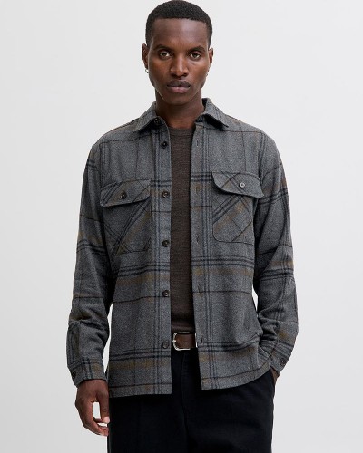 JACK & JONES JPRRAYLE MELANGE CHECK L/S OVERSHIRT SN - 12286804 JACK & JONES JPRRAYLE MELANGE CHECK L/S OVERSHIRT SN - 12286804