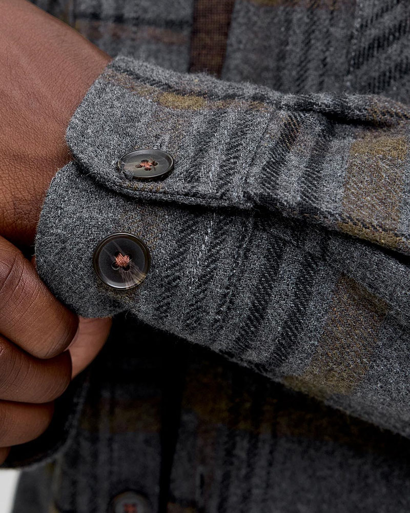 JACK & JONES JPRRAYLE MELANGE CHECK L/S OVERSHIRT SN - 12286804 JACK & JONES JPRRAYLE MELANGE CHECK L/S OVERSHIRT SN - 12286804