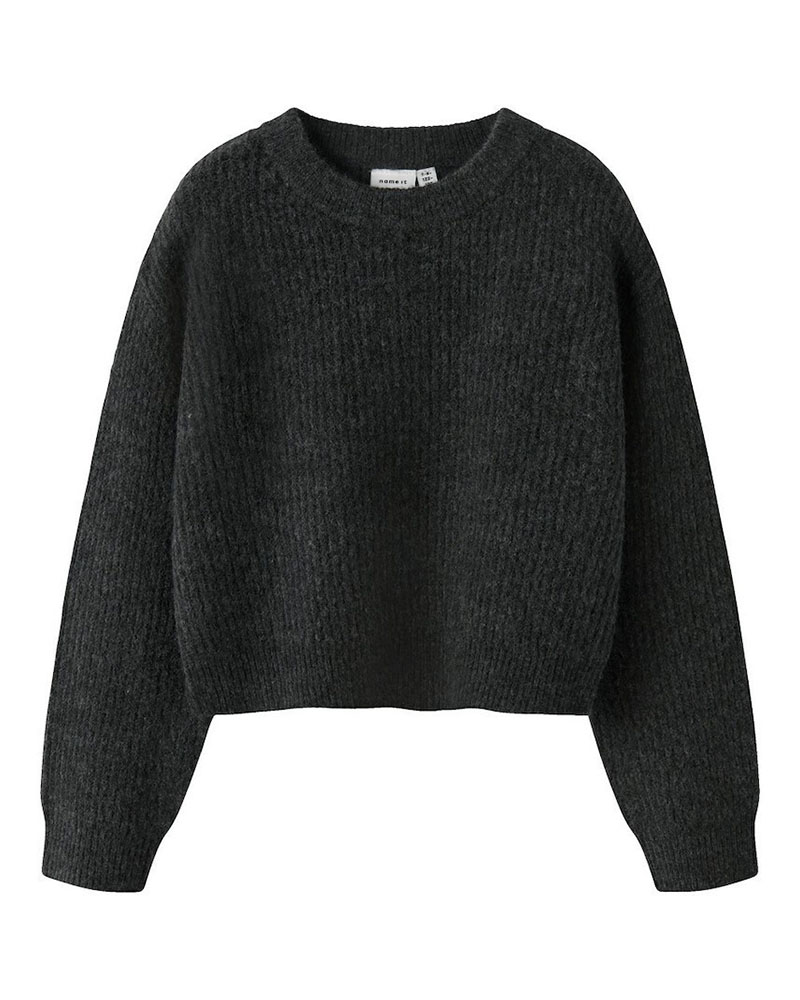 NAME IT NKFHOLLY LS BOXY SHORT KNIT NOOS - 13245039 NAME IT NKFHOLLY LS BOXY SHORT KNIT NOOS - 13245039