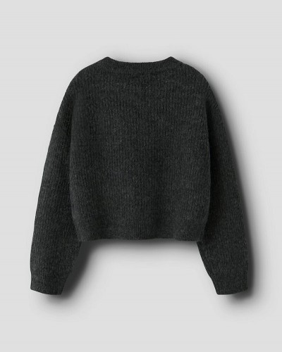 NAME IT NKFHOLLY LS BOXY SHORT KNIT NOOS - 13245039