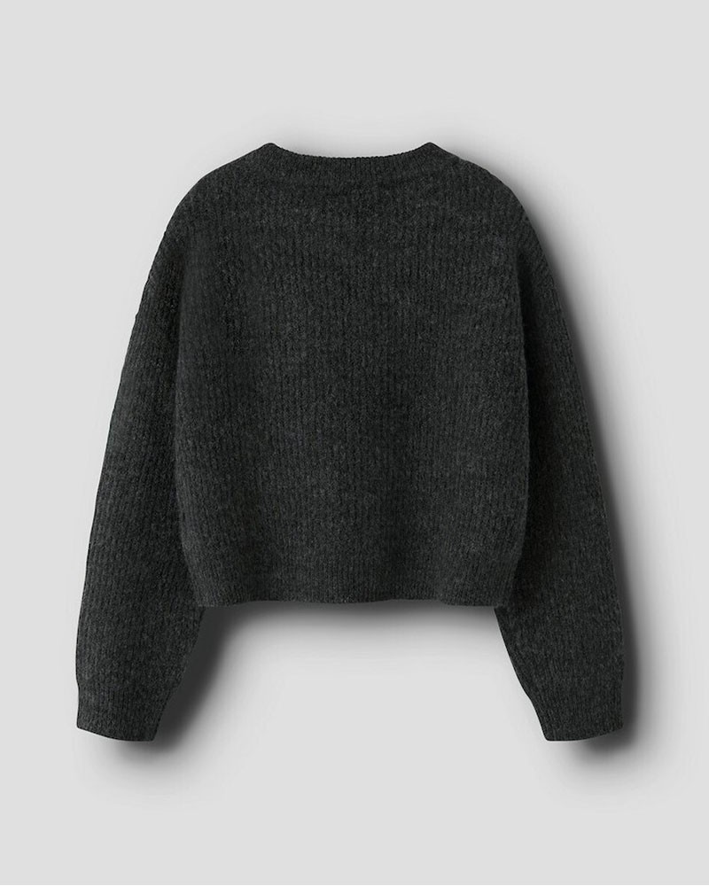 NAME IT NKFHOLLY LS BOXY SHORT KNIT NOOS - 13245039 NAME IT NKFHOLLY LS BOXY SHORT KNIT NOOS - 13245039