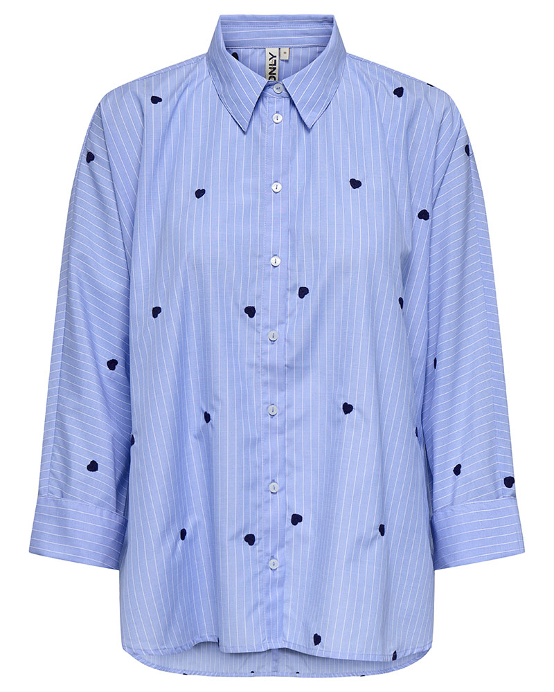 ONLY ONLNEW LINA GRACE STR EMB SHIRT NOOS WVN - 15344336