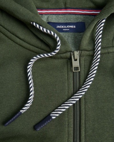 JACK & JONES JPRBLURONALDO SWEAT ZIP HOOD SMU - 12264580