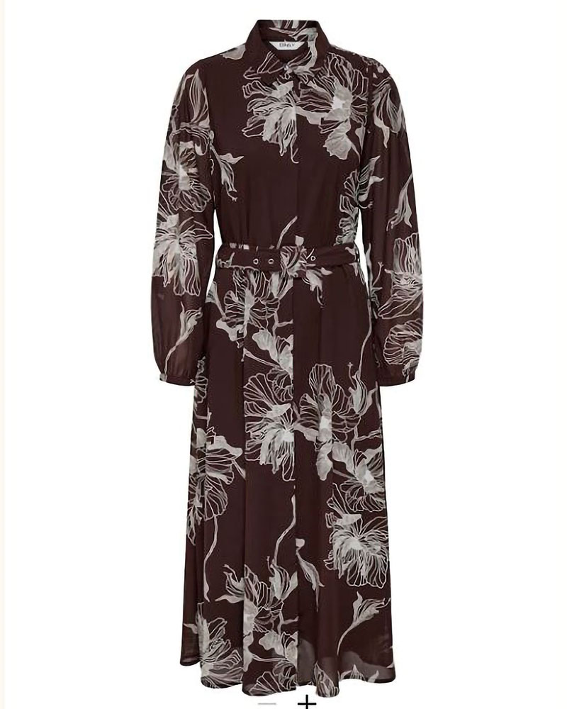 ONLY ONLSTAR LIFE L/S BUCKLE SHIRT DRESS WVN - 15335346 ONLY ONLSTAR LIFE L/S BUCKLE SHIRT DRESS WVN - 15335346