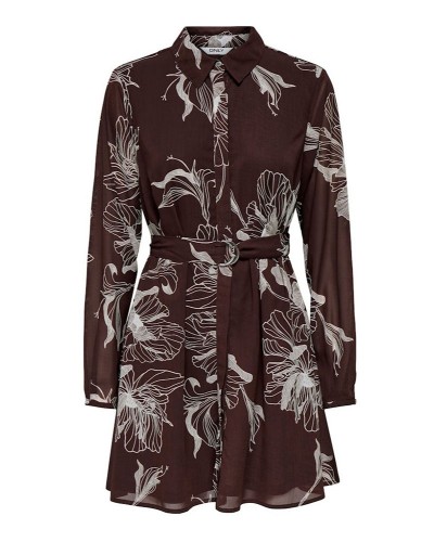 ONLY ONLSTAR LIFE L/S MILEY BELT DRESS WVN - 15360309 ONLY ONLSTAR LIFE L/S MILEY BELT DRESS WVN - 15360309