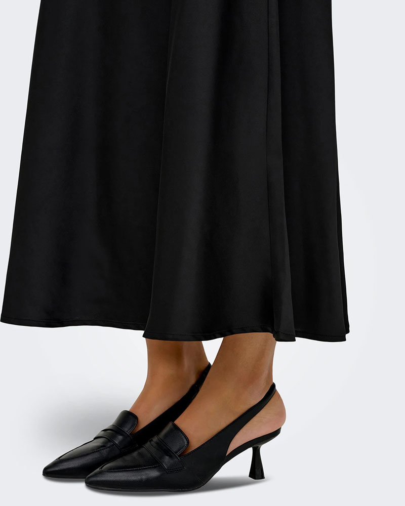 ONLY ONLMIKA VIS SATIN LONG SKIRT WVN - 15361200 ONLY ONLMIKA VIS SATIN LONG SKIRT WVN - 15361200
