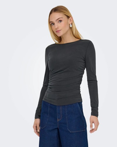 ONLY ONLFREE LIFE L/S RUCHING TOP JRS - 15365605 ONLY ONLFREE LIFE L/S RUCHING TOP JRS - 15365605