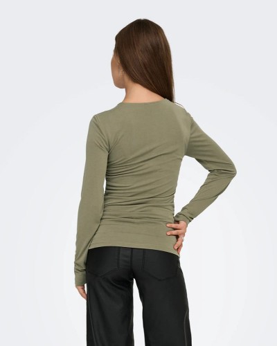 ONLY ONLFREE LIFE L/S RUCHING TOP JRS - 15365605 ONLY ONLFREE LIFE L/S RUCHING TOP JRS - 15365605