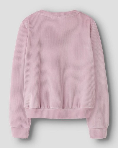 NAME IT NKFVELOA LS VELVET SHORT TOP - 13235119