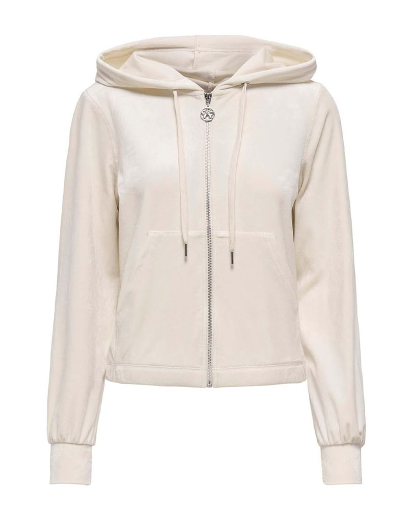 ONLY ONLREBEL L/S ZIP HOOD SWT - 15299670