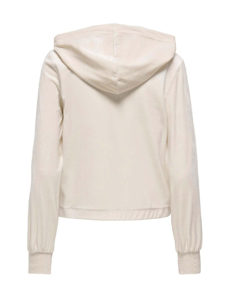 ONLY ONLREBEL L/S ZIP HOOD SWT - 15299670