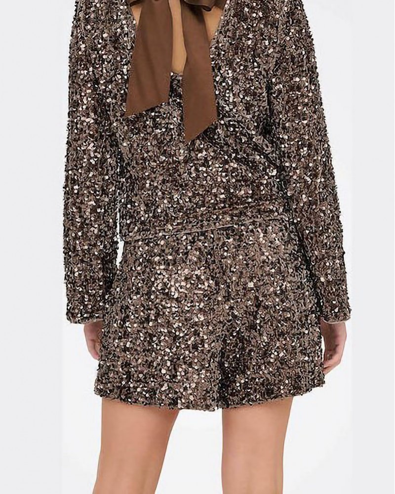ONLY ONLCONFIDENCE NEW SEQUINS SHORTS JRS - 15360164