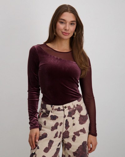 ONLY ONLSMOOTH L/S MESH MIX TOP BOX JRS - 15360668 ONLY ONLSMOOTH L/S MESH MIX TOP BOX JRS - 15360668