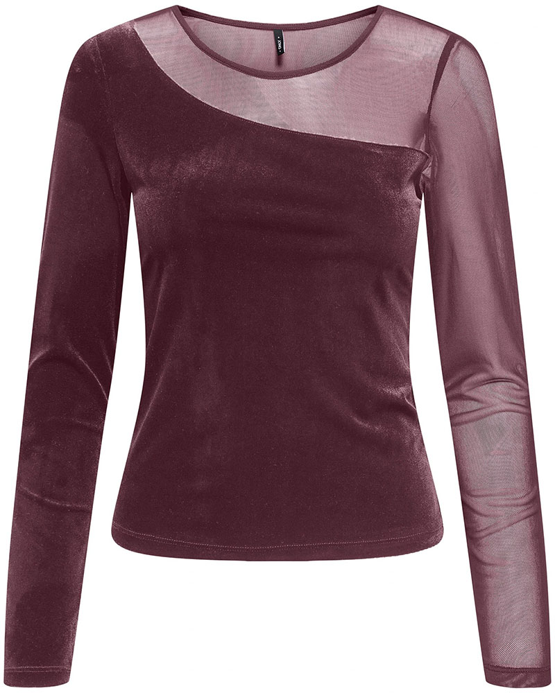 ONLY ONLSMOOTH L/S MESH MIX TOP BOX JRS - 15360668 ONLY ONLSMOOTH L/S MESH MIX TOP BOX JRS - 15360668