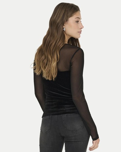 ONLY ONLSMOOTH L/S MESH MIX TOP BOX JRS - 15360668 ONLY ONLSMOOTH L/S MESH MIX TOP BOX JRS - 15360668