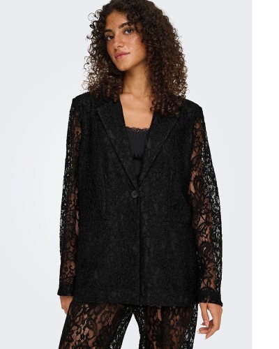 ONLY ONLEMIA-KARO L/S LACE BLAZER WVN - 15358419