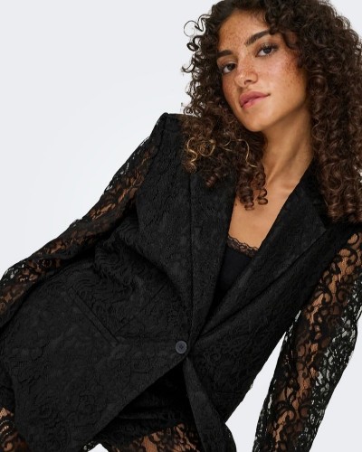 ONLY ONLEMIA-KARO L/S LACE BLAZER WVN - 15358419
