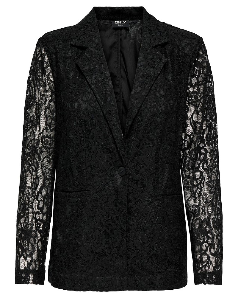 ONLY ONLEMIA-KARO L/S LACE BLAZER WVN - 15358419