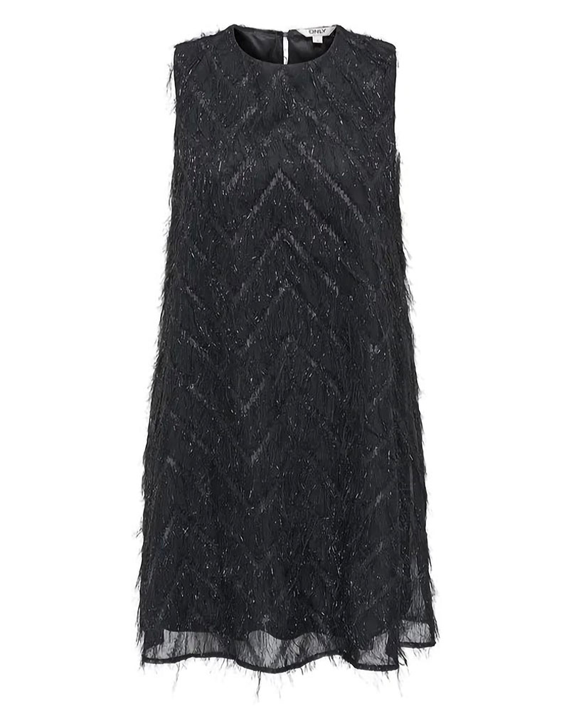 ONLY ONLFAYE LIFE SL FEATHER DRESS WVN - 15358411 ONLY ONLFAYE LIFE SL FEATHER DRESS WVN - 15358411