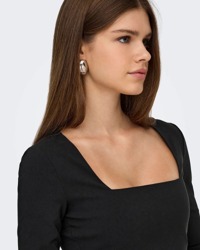 ONLY ONLMENIA LS BALLOON SHORT DRESS WVN - 15365066