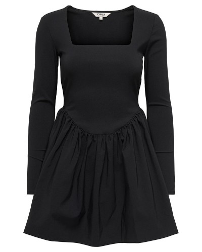 ONLY ONLMENIA LS BALLOON SHORT DRESS WVN - 15365066