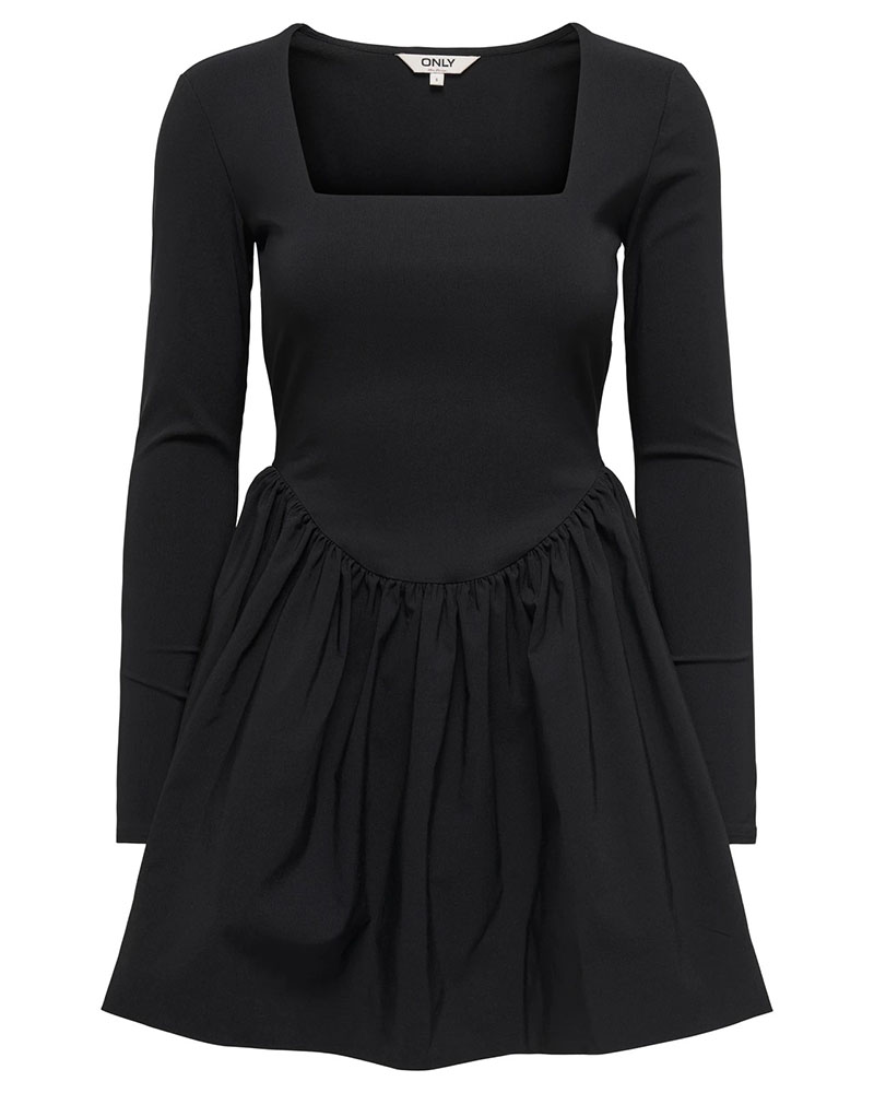 ONLY ONLMENIA LS BALLOON SHORT DRESS WVN - 15365066