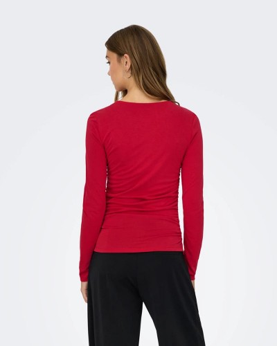 ONLY ONLFREE LIFE L/S RUCHING TOP JRS - 15365605 ONLY ONLFREE LIFE L/S RUCHING TOP JRS - 15365605