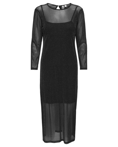 ONLY ONLMELLA L/S LONG GLIT DRESS WVN - 15358432